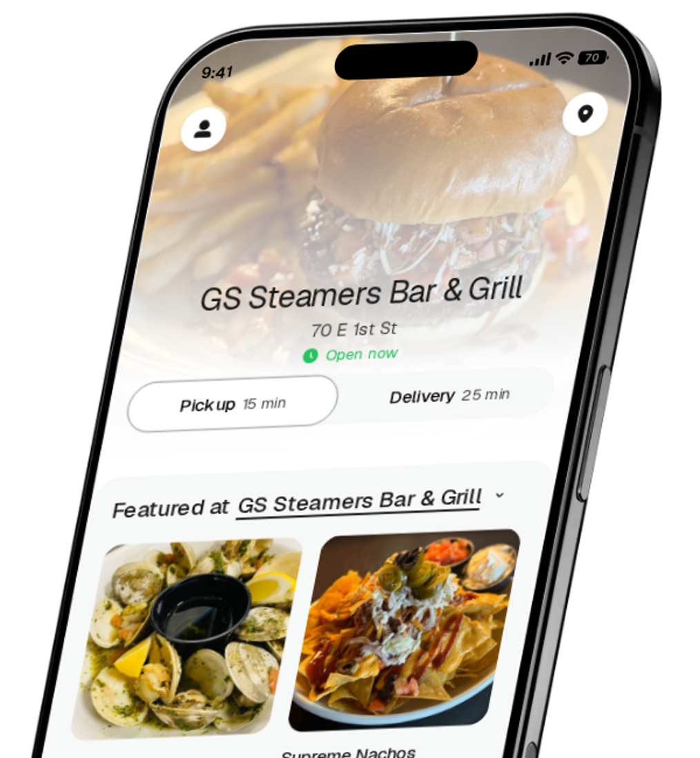 GS Steamers Bar & Grill app preview