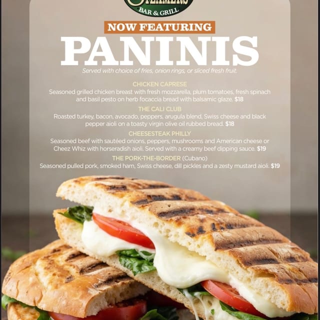 The Cali Club Panini.